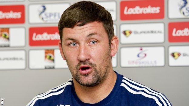 Hamilton Accies manager Martin Canning