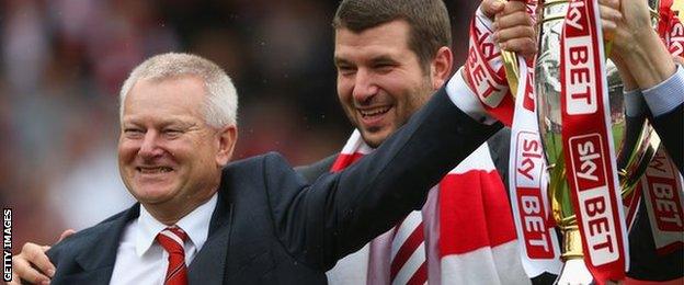 Steve Lansdown (left) and son Jon Lansdown