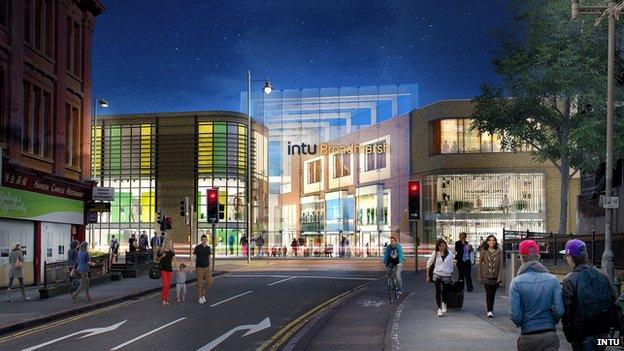 Artist impression of Broadmarsh