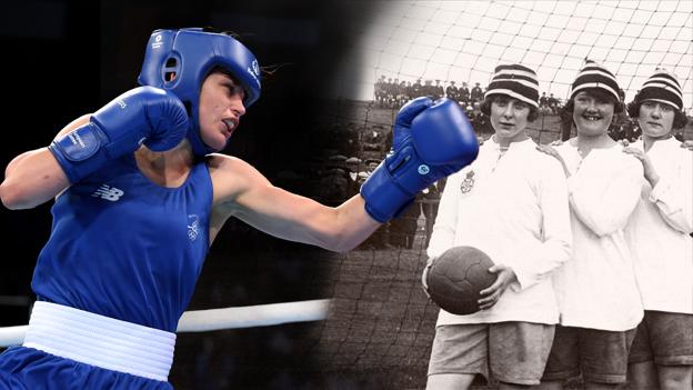 Boxer Katie Taylor and women's football team Dick Kerr's ladies