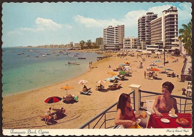 Postcard of Varosha in its heyday