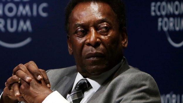 Pele pictured in 2018