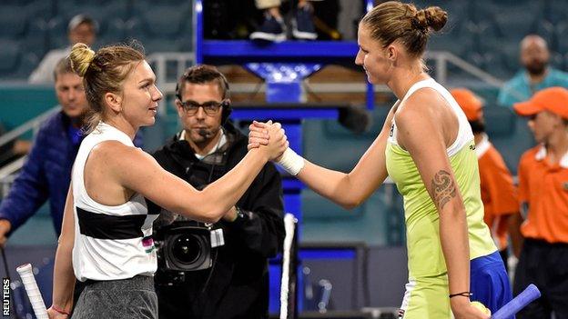 Simona Halep/ Karolina Pliskova
