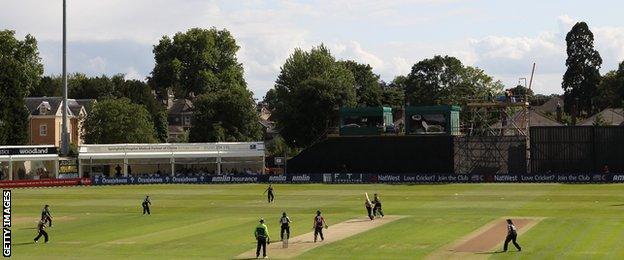 England take on New Zealand at Chelmsford in 2011