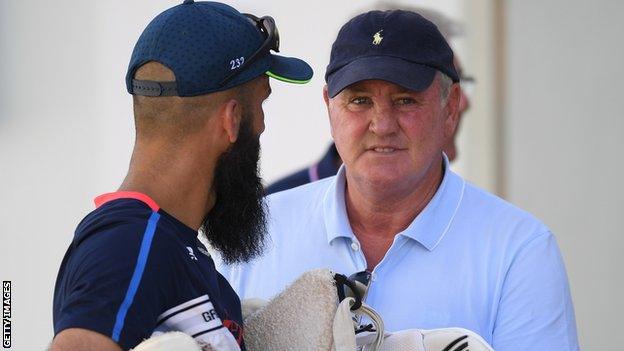 Moeen Ali and Steve Bruce
