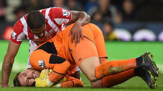 Glen Johnson and Jack Butland have played 13 Premier League games together for Stoke City