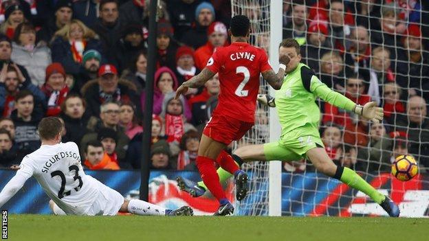 Gylfi Sigurdsson scores for Swansea