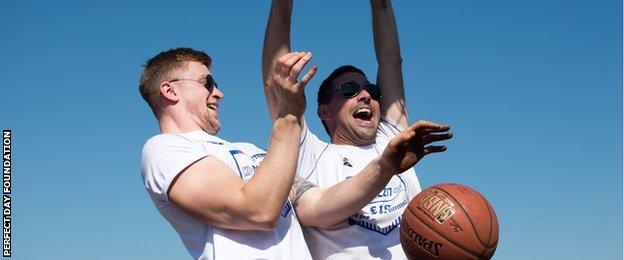 Adam Peaty with Colin Murray