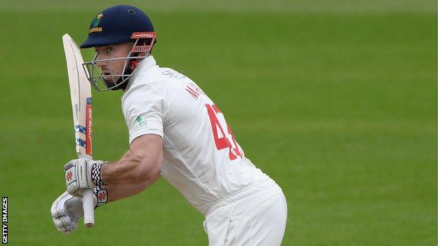 Shaun Marsh made 76 for Glamorgan in their second innings before being run out