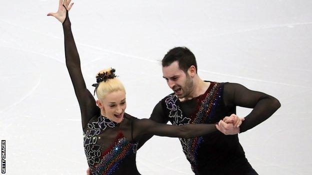 Great Britain's Zoe Jones and Christopher Boyadji