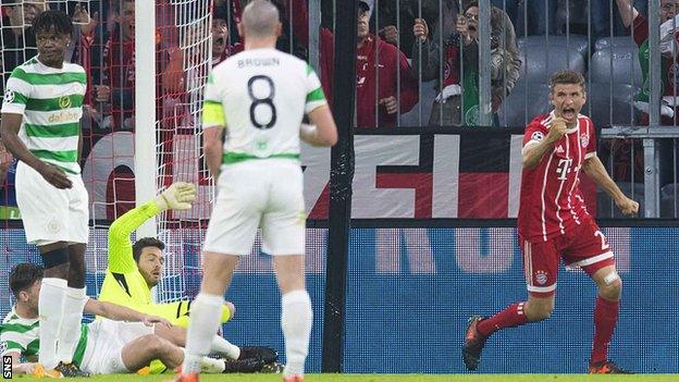 Thomas Muller celebrates