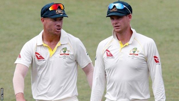 David Warner and Australia captain Steve Smith