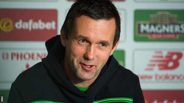 Deila led Celtic to a league and cup double last season