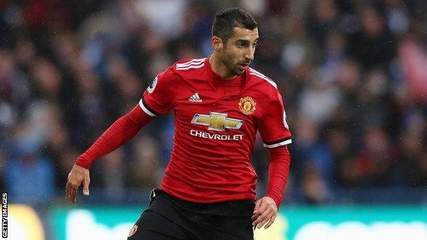 Manchester United's Henrik Mkhitaryan