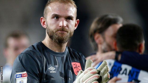 Joel Coleman started Huddersfield's final match of last season against Millwall