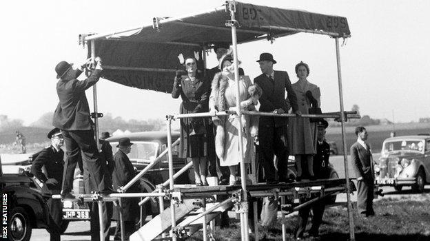 Royal box at the 1950 race