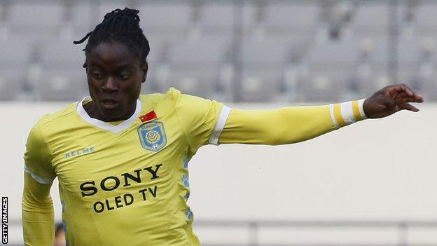 Malawi and Jiangsu Suning's Tabitha Chawinga