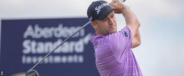 Russell Knox in action during the Scottish Open