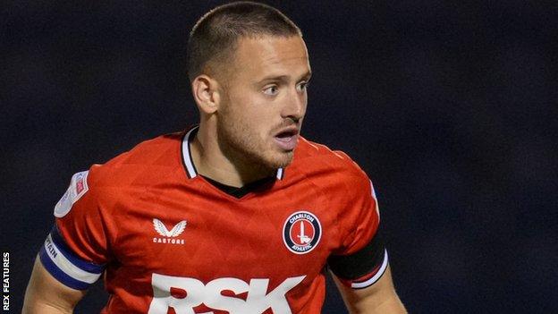 Jack Payne in action for Charlton