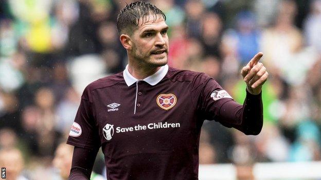 Hearts' Kyle Lafferty