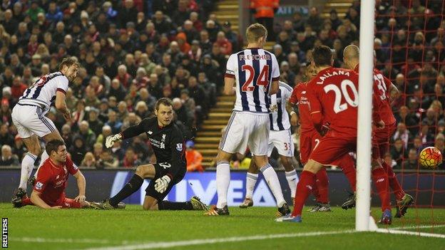 Craig Dawson scores for West Brom