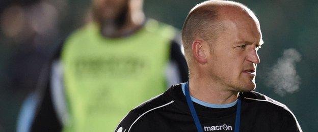 Glasgow Warriors head coach Gregor Townsend