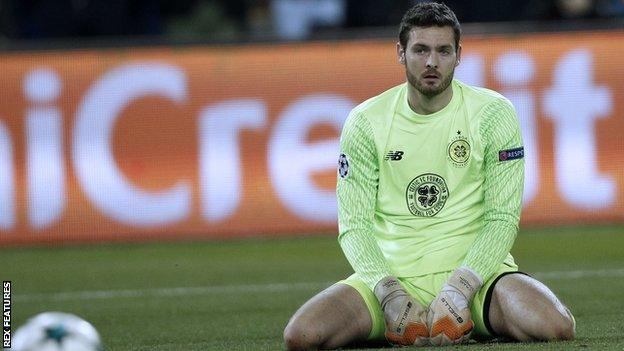 Celtic goalkeeper Craig Gordon