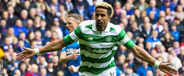 Scott Sinclair shot Celtic into an early lead from the penalty spot