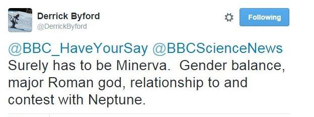 Surely has to be Minerva. Gender balance, major Roman god, relationship to and contest with Neptune.