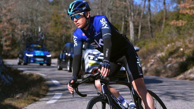 Ben Swift cycling for Team Sky in France