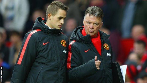 Adnan Januzaj and Louis van Gaal