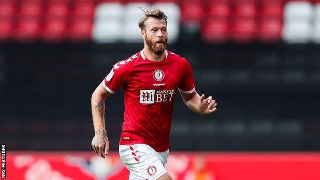 Bristol City centre back Nathan Baker