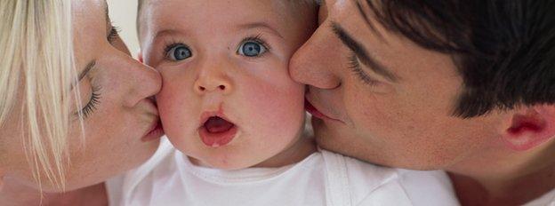 Parents with baby