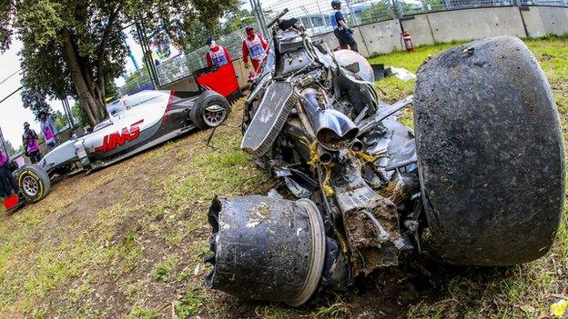 Alonso crash