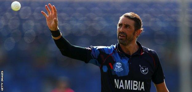 David Wiese in action for Namibia