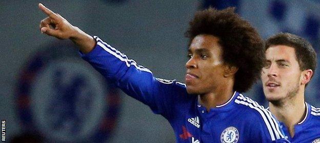 Chelsea's match-winner Willian