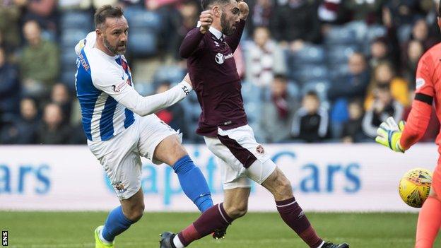 Kilmarnock's Kris Boyd breaks the deadlock