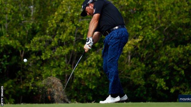 Graeme McDowell in the second round in Mexico