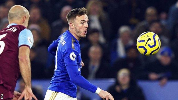 James Maddison is still discussing a new contract with Leicester