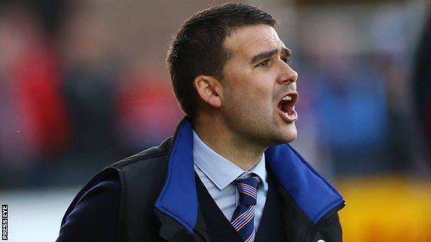 Linfield manager David Healy