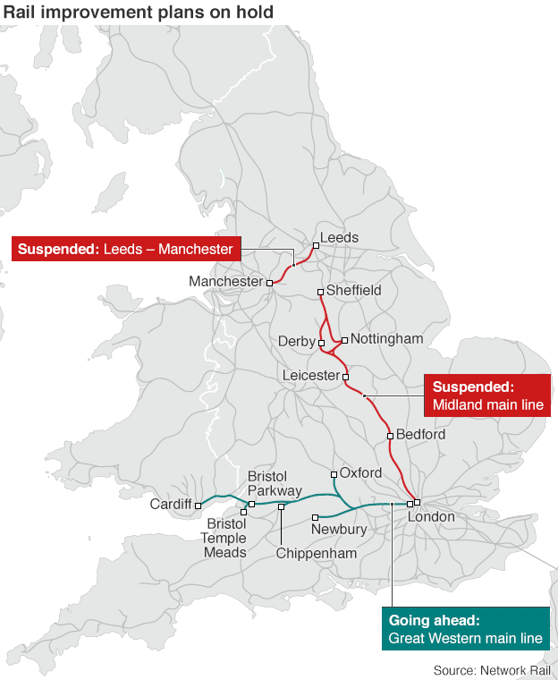 Map: Routes affected by latest announcement