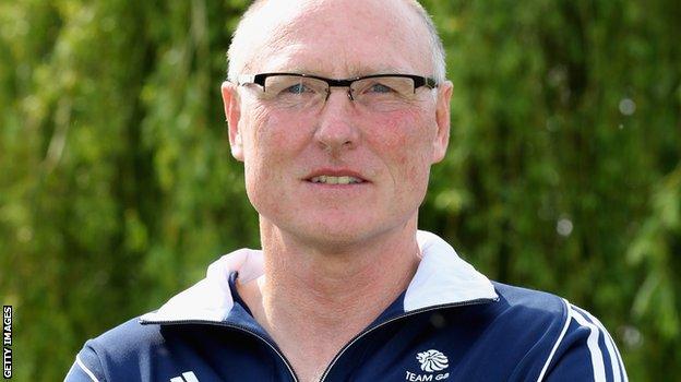 Rowing coach Paul Thompson