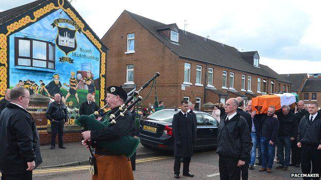 Gerard 'Jock' Davison's funeral