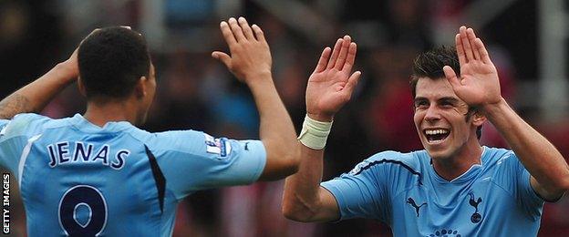 Jermaine Jenas and Gareth Bale