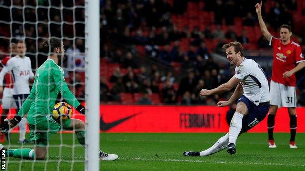 Harry Kane was seeking his 100th Premier League goal and went close several times