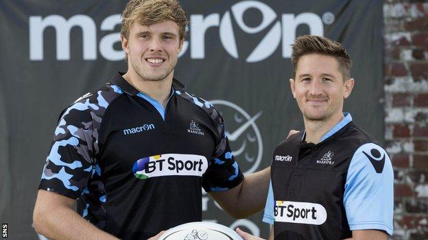 Glasgow co-captains Jonny Gray and Henry Pyrgos