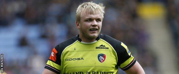 Leicester Tigers' Luke Hamilton