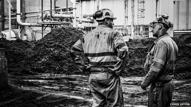 Thoresby Colliery miners