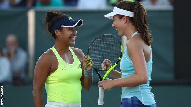 Heather Watson and Johanna Konta