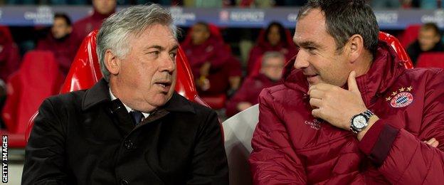 Carlo Ancelotti and Paul Clement